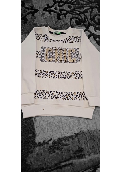 Kız Çocuk Puantiyeli Taşlı Sweatshirt fiyatları