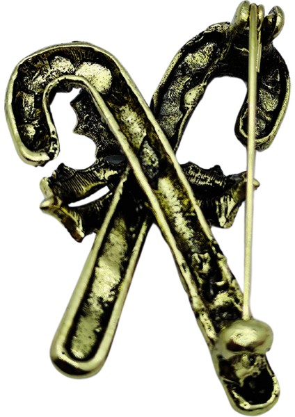 Bb Vintage Yılbaşı Şeker Kamışı Broş fırsatları