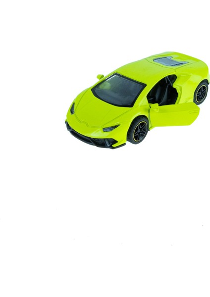 Oyuncak Metal Çek Bırak Süper Sport Araba Yeşil 11 cm