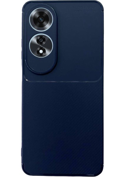 Oppo A60 Kılıf Focus Carbon Desen Silikon Kapak