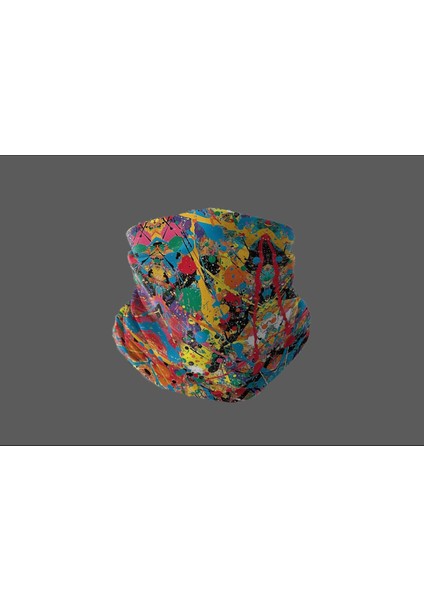 Outdoor Çok Renkli Özel Tasarım Motorcu Unısex Bandana Buff Boyunluk