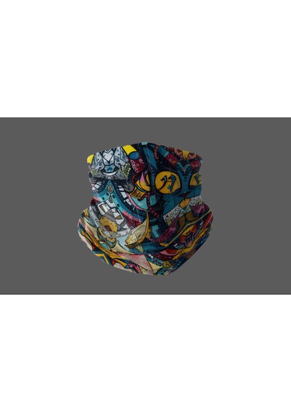 Outdoor Özel Tasarım Motorcu Unısex Bandana Buff Boyunluk
