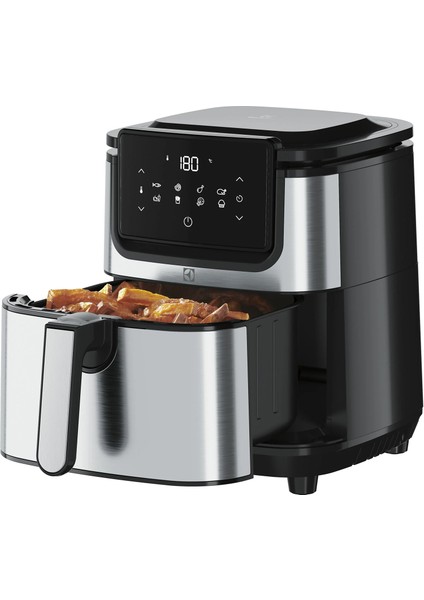 Yeni Seri (2025) Explore 6 Paslanmaz Çelik Airfryer 8 Programlı Dokunmatik LCD Ekranlı 7 L Sepet Kapasiteli, 1800W