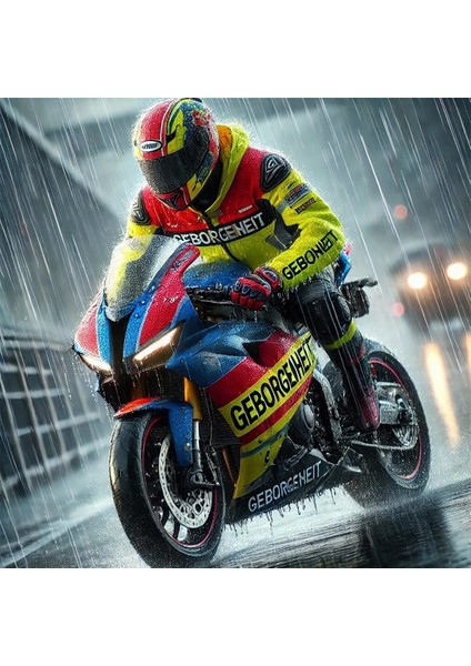 Reflektörlü Motorcu Yağmurluk Kalın Motosiklet Yağmurluk Motosiklet Aksesuarları Motor için Cepli indirimleri