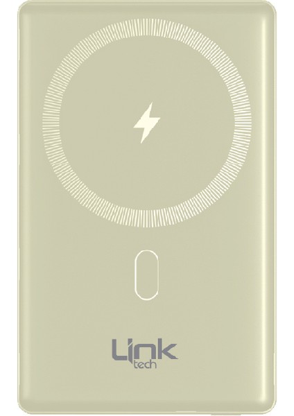 Linktech WP15 Premium 5000 Mah 15W Kablosuz Şarj Powerbank