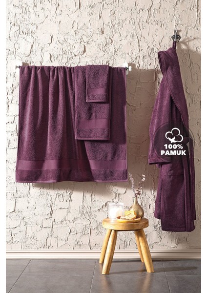 Yumuşak pamuk bornoz, fuşya renk, tek parça, konforlu ve şık kullanım sağlar. fiyatları