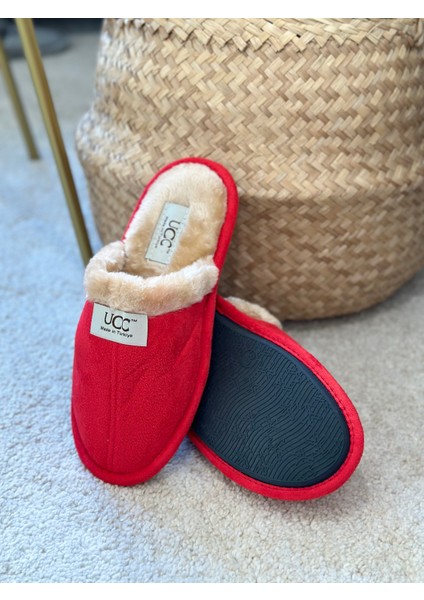 (Dar Kalıp) Unisex Ev Terliği Içi Kürklü Çeyiz Terliği Kışlık Terlik Ses Yapmaz Hafif Taban fiyatları