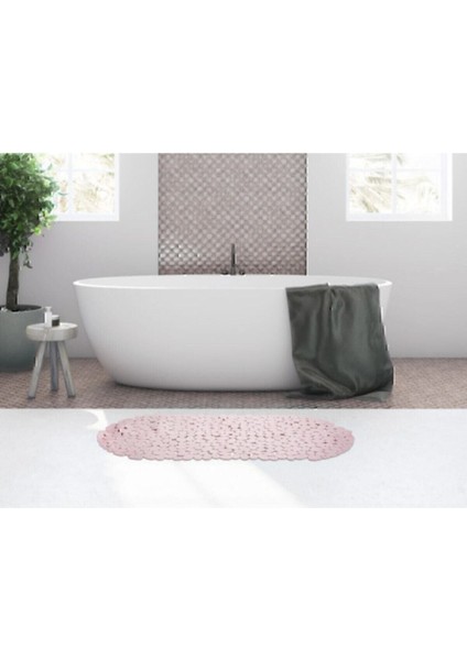 Pembe Banyo Kaydırmaz Duş ve Küvet Paspası 34x68 cm, Kaymaz Taban fiyatları