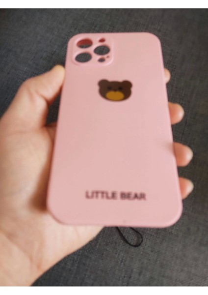 iPhone 13 Pro Max Uyumlu Little Bear Tasarım Telefon Boyun Askılı Set