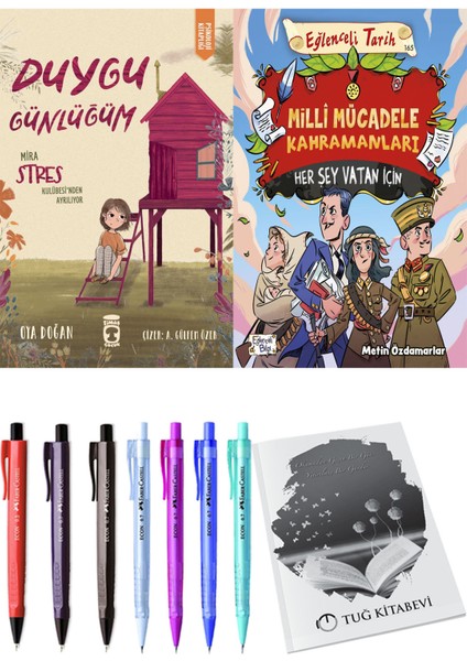 Milli Mücadele Kahramanları Her Şey Vatan İçin ve Duygu Günlüğüm Mira Stres Kulübesi'nden Ayrılıyor 2'li Set