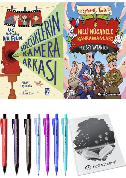 Milli Mücadele Kahramanları Her Şey Vatan İçin ve Sözcüklerin Kamera Arkası 2'li Set