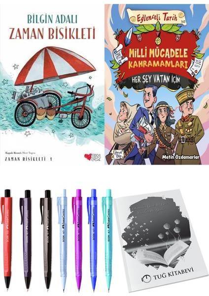 Milli Mücadele Kahramanları Her Şey Vatan İçin ve Zaman Bisikleti 1 2'li Set