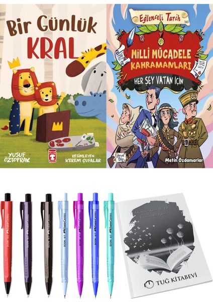Milli Mücadele Kahramanları Her Şey Vatan İçin ve Bir Günlük Kral 2'li Set