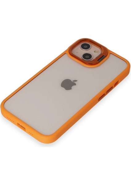 iPhone 15 Uyumlu Kamera Çerçevesi Açılır Kamera Lens Hediyeli Darbe Korumalı Kılıf