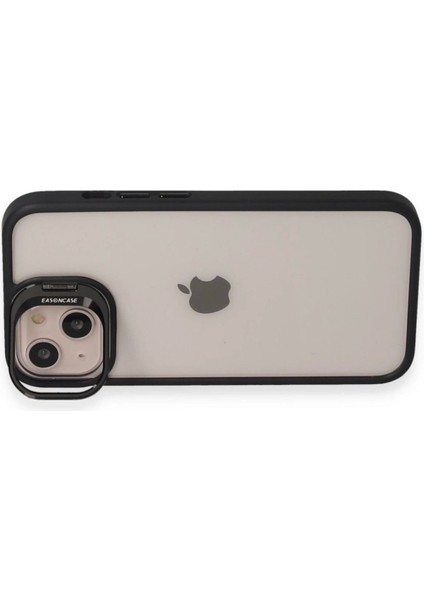 iPhone 15 Uyumlu Kamera Çerçevesi Açılır Kamera Lens Hediyeli Darbe Korumalı Kılıf