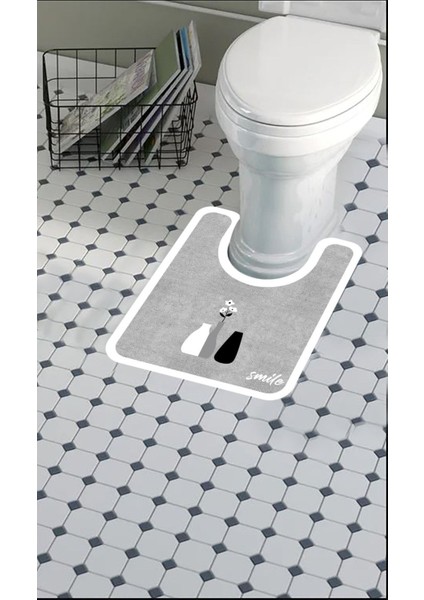 Tekno Trust Klozet Önü Paspası Banyo Paspası Klozet Önü