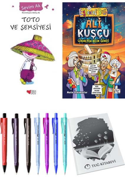 Ali Kuşçu Sönmeyen Bilim Güneşi ve Toto ve Şemsiyesi 2'li Set
