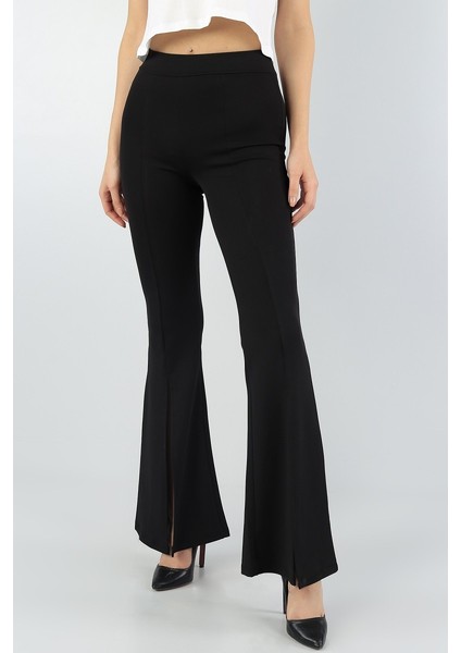 Ispanyol Paça Önden Yırmaçlı Toparlayıcı Interlok Çelik Örme Tayt (Yüksek Kalite, Uygun Fiyat, Lux)