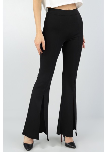 Ispanyol Paça Önden Yırmaçlı Toparlayıcı Interlok Çelik Örme Tayt (Yüksek Kalite, Uygun Fiyat, Lux) fırsatları