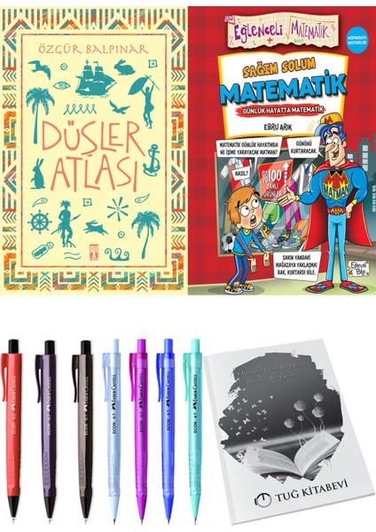 Sağım Solum Matematik ve Düşler Atlası 2'li Set
