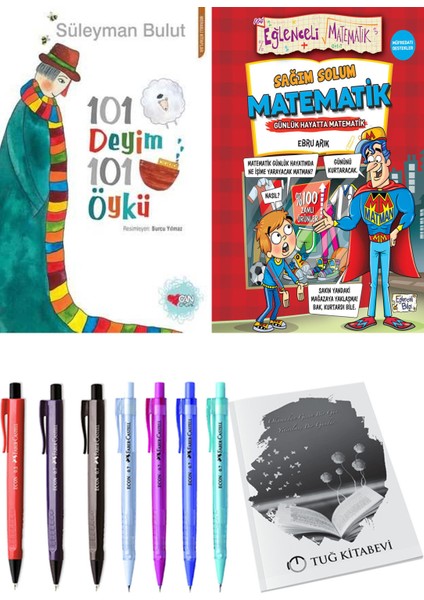 Sağım Solum Matematik ve 101 Deyim 101 Öykü Süleyman Bulut 2'li Set