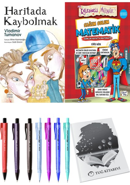 Sağım Solum Matematik ve Haritada Kaybolmak 2'li Set
