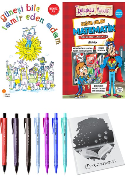 Sağım Solum Matematik ve Güneşi Bile Tamir Eden Adam 2'li Set