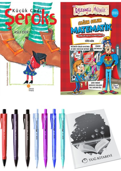 Sağım Solum Matematik ve Küçük Cadı Şeroks 2'li Set