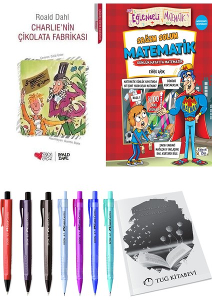 Sağım Solum Matematik ve Charlie'nin Çikolata Fabrikası 2'li Set