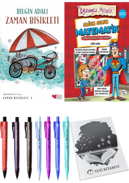 Sağım Solum Matematik ve Zaman Bisikleti 1 2'li Set