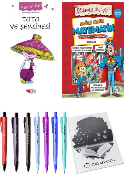 Sağım Solum Matematik ve Toto ve Şemsiyesi 2'li Set