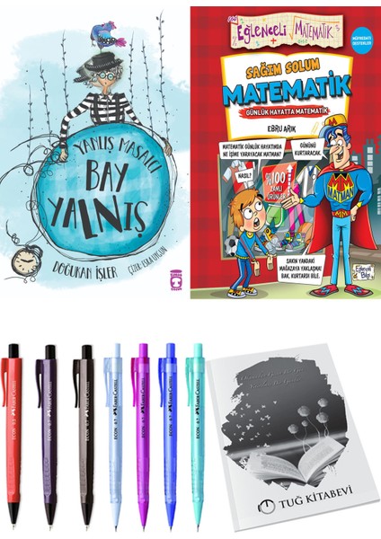 Sağım Solum Matematik ve Yanlış Masalcı Bay Yalnış 2'li Set