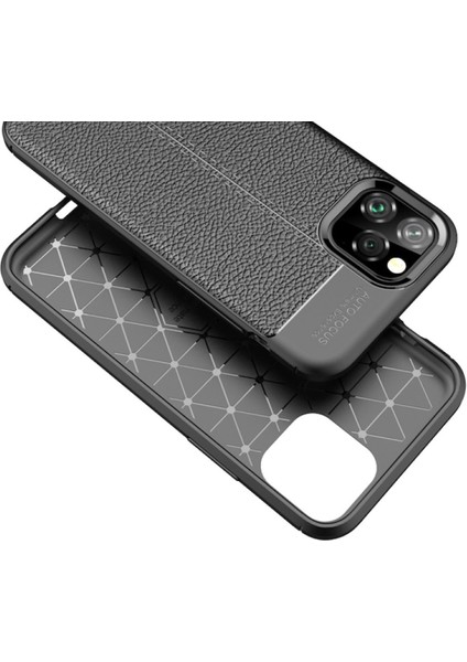 Apple iPhone 14 Plus Kılıf Deri Görünümlü Slim Silikon