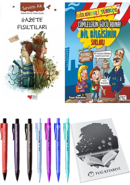 Cümlelerin Gücü Adına! Dil Bilgisinin Sırları ve Gazete Fısıltıları 2'li Set