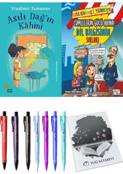Cümlelerin Gücü Adına! Dil Bilgisinin Sırları ve Asılı Dağ'ın Kahini 2'li Set