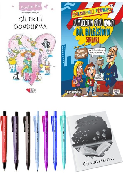 Cümlelerin Gücü Adına! Dil Bilgisinin Sırları ve Çilekli Dondurma 2'li Set