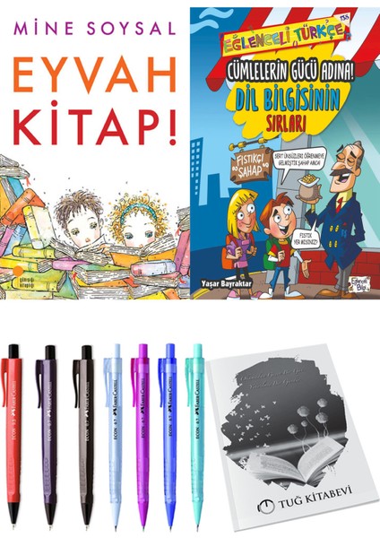 Cümlelerin Gücü Adına! Dil Bilgisinin Sırları ve Eyvah Kitap! 2'li Set