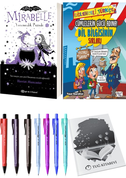 Cümlelerin Gücü Adına! Dil Bilgisinin Sırları ve Mirabelle 1 Yaramazlık Peşinde 2'li Set