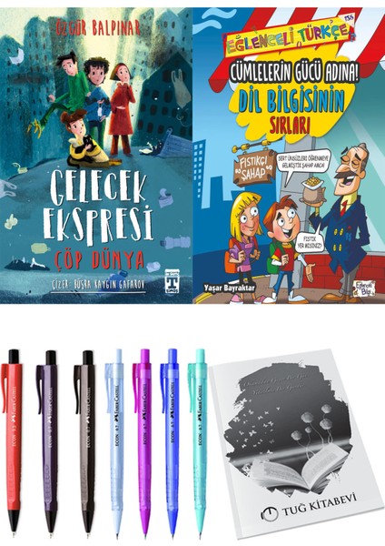 Cümlelerin Gücü Adına! Dil Bilgisinin Sırları ve Gelecek Ekspresi Çöp Dünya 2'li Set