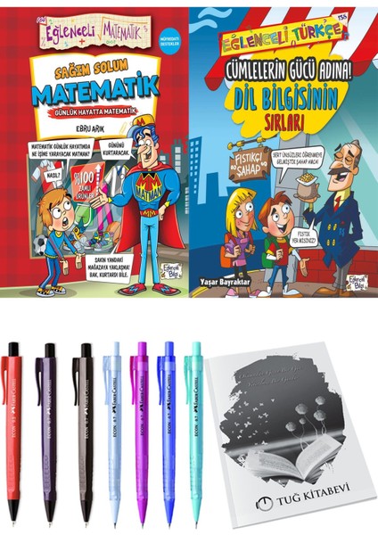 Cümlelerin Gücü Adına! Dil Bilgisinin Sırları ve Sağım Solum Matematik 2'li Set