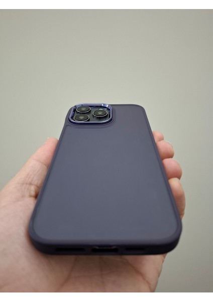 iPhone 14 Pro Max Kılıf Kamera Korumalı Arkası Renkli Buzlu Mat Görünümlü Kılıf indirimleri