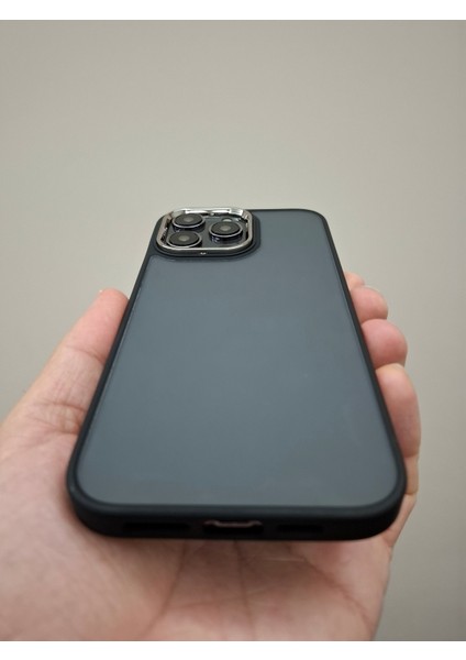 iPhone 14 Pro Max Kılıf Kamera Korumalı Arkası Renkli Buzlu Mat Görünümlü Kılıf indirimleri