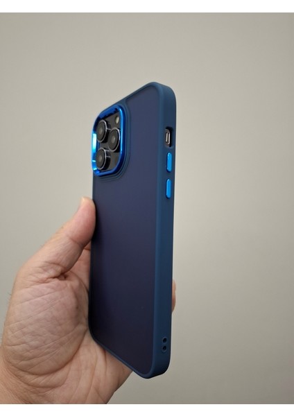 iPhone 14 Pro Max Kılıf Kamera Korumalı Arkası Renkli Buzlu Mat Görünümlü Kılıf fırsatları