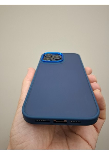 iPhone 14 Pro Max Kılıf Kamera Korumalı Arkası Renkli Buzlu Mat Görünümlü Kılıf indirimleri