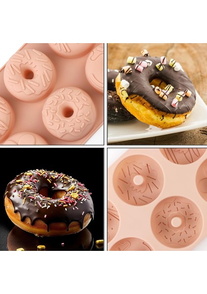 Silikon Kalıplar Donut Jöle Cupcake Çörek Kek Ekmek Pasta Kalıbı modelleri