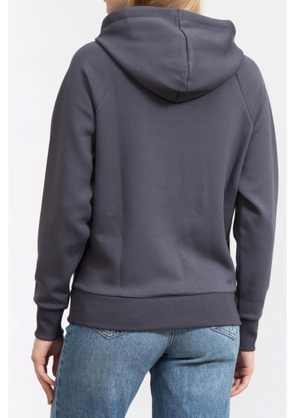 Kadın Felpa Kapüşonlu Sweatshirt-Antrasit modelleri