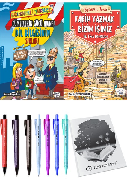 Tarih Yazmak Bizim İşimiz ve Cümlelerin Gücü Adına! Dil Bilgisinin Sırları 2'li Set