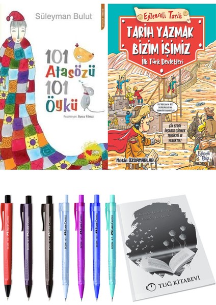 Tarih Yazmak Bizim İşimiz ve 101 Atasözü 101 Öykü Süleyman Bulut 2'li Set