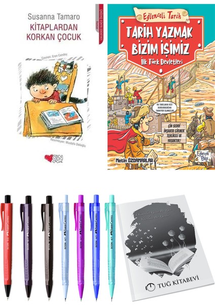 Tarih Yazmak Bizim İşimiz ve Kitaplardan Korkan Çocuk 2'li Set