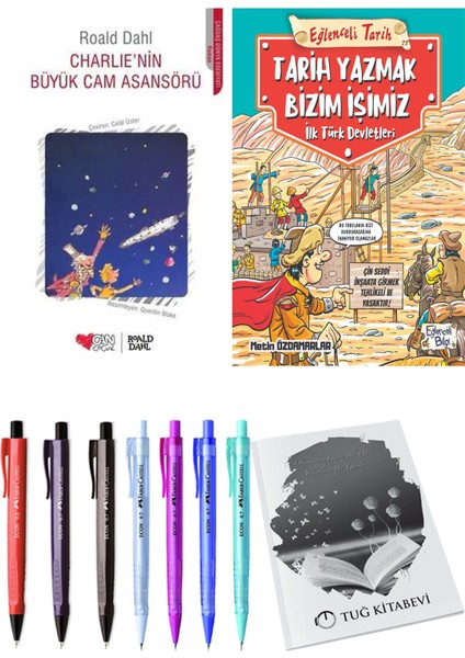 Tarih Yazmak Bizim İşimiz ve Charlie'nin Büyük Cam Asansörü 2'li Set